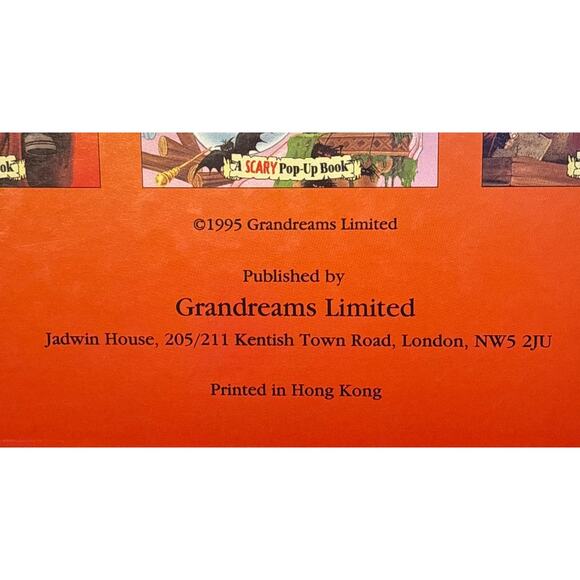 Mortal Mansion Pop-Up Book 1995 Grandreams Vintage Halloween Scary Complete - Picture 8 of 8